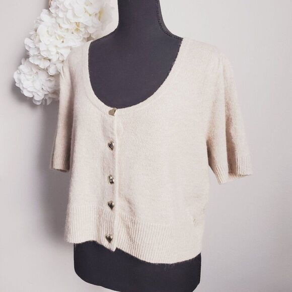 Torrid Vegan Cashmere Cardigan Button- Front Cropped Sweater Size 1X (14-16) NWT - Picture 16 of 16
